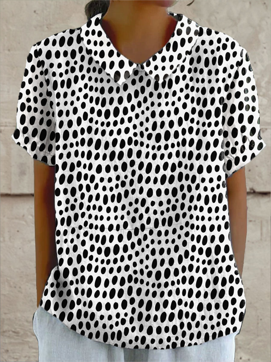 Lily | Chemise à Motif Pois