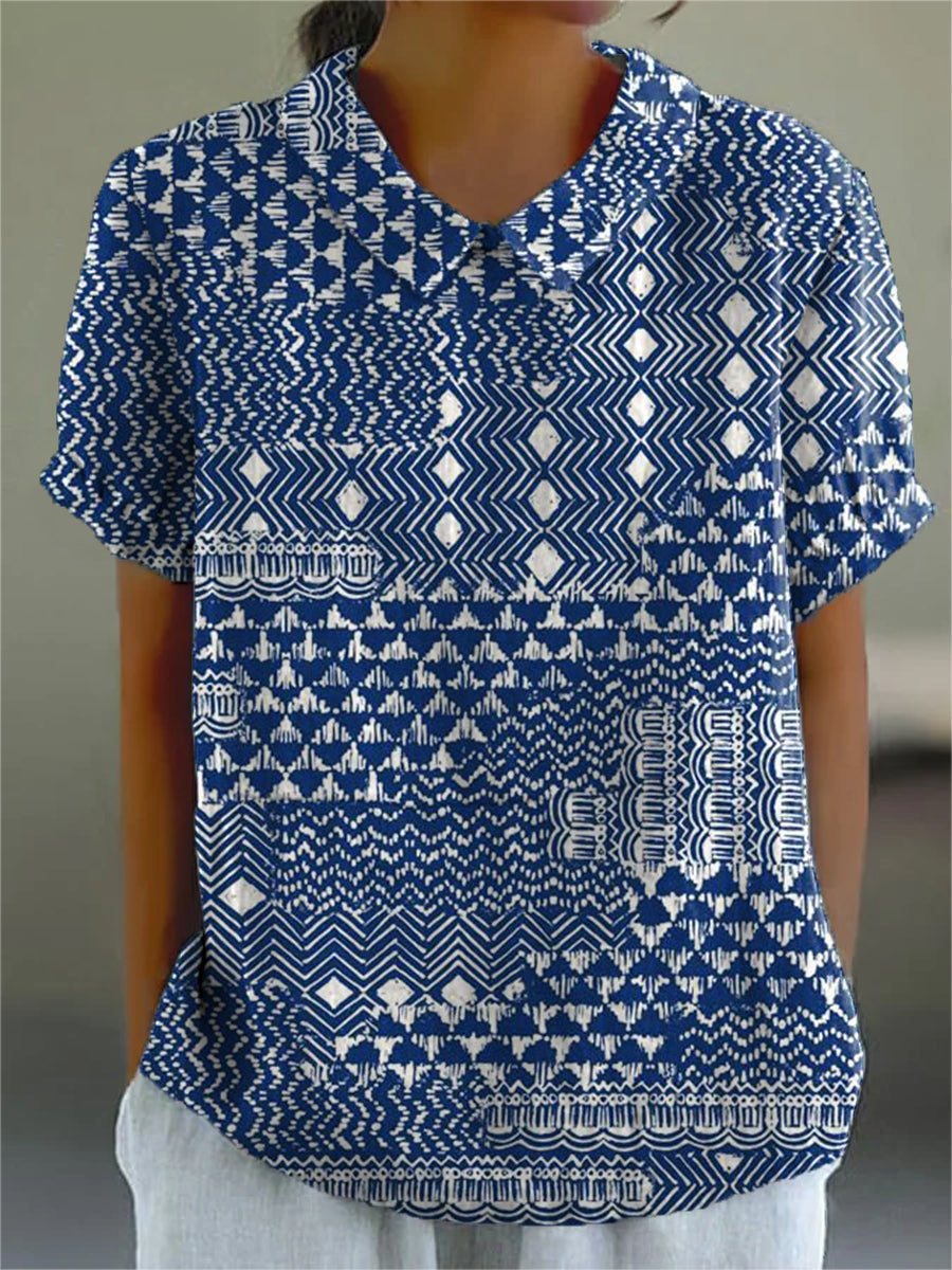 Zara | Chemise à Motif Tribal