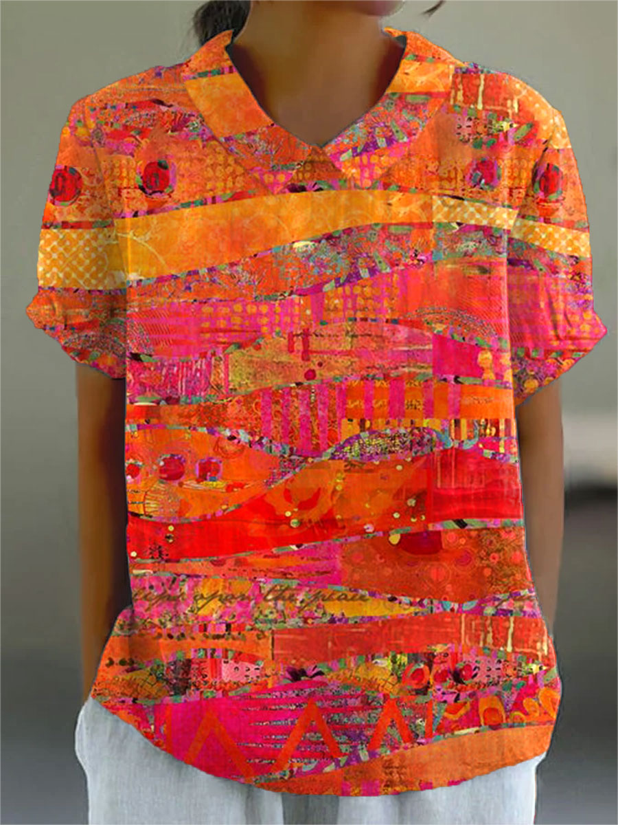 Isla | Chemise à Motif Abstrait
