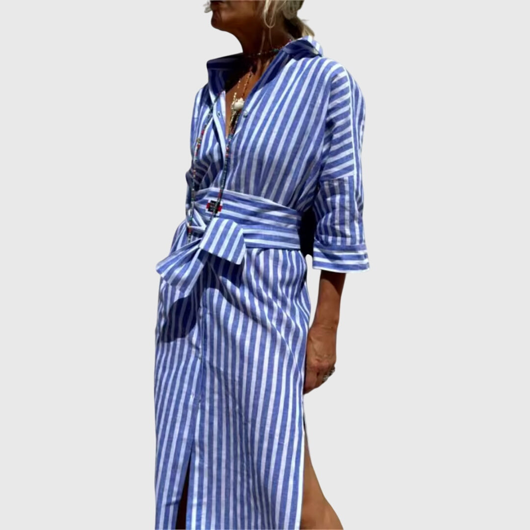 Ellen | Classic Striped Dress