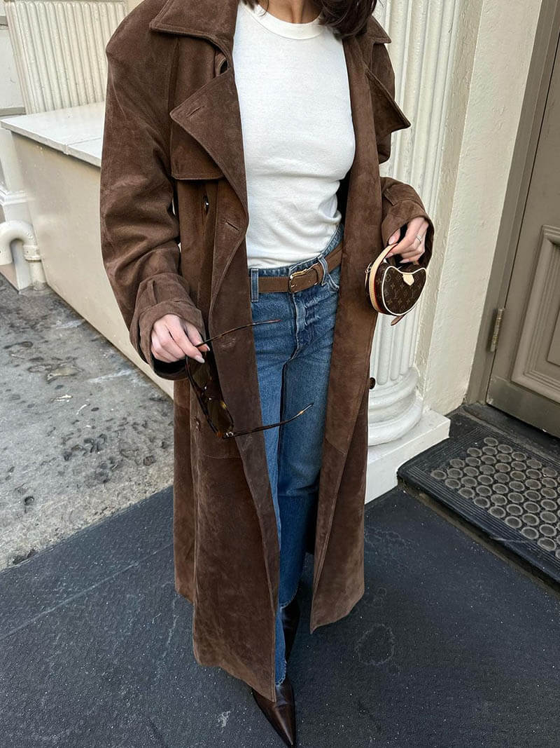 Chloe Suede Trenchcoat