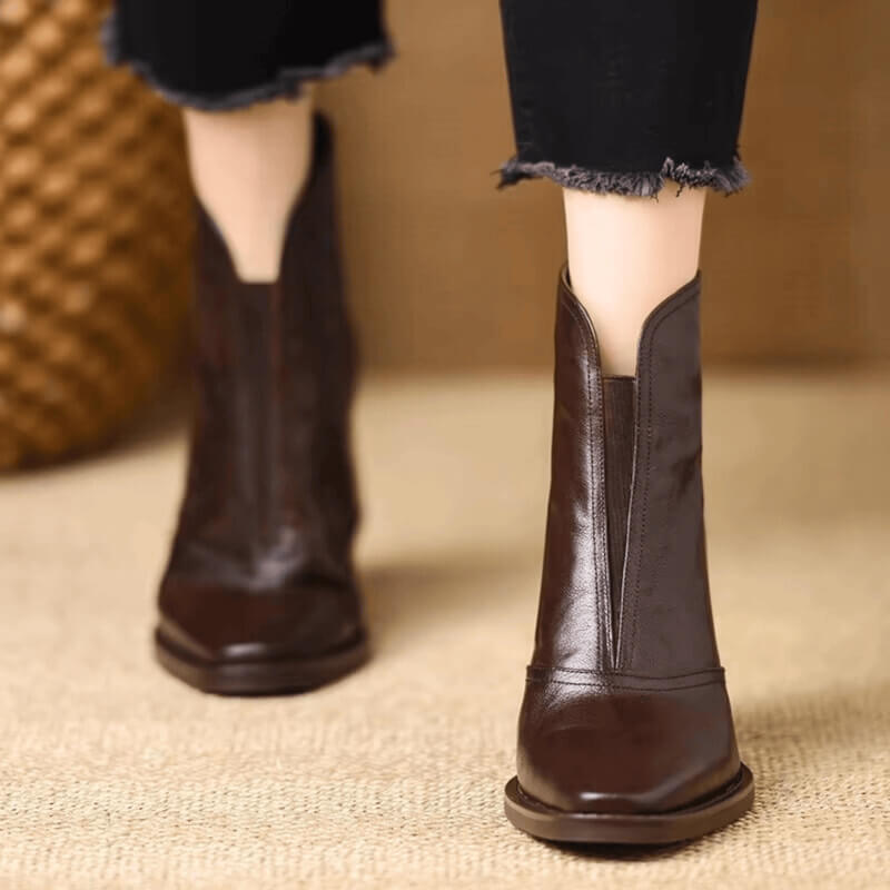 Sienna | Leather Ankle Boots