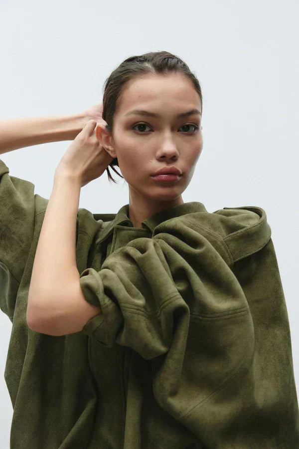 SUEDE BOMBER JACKET