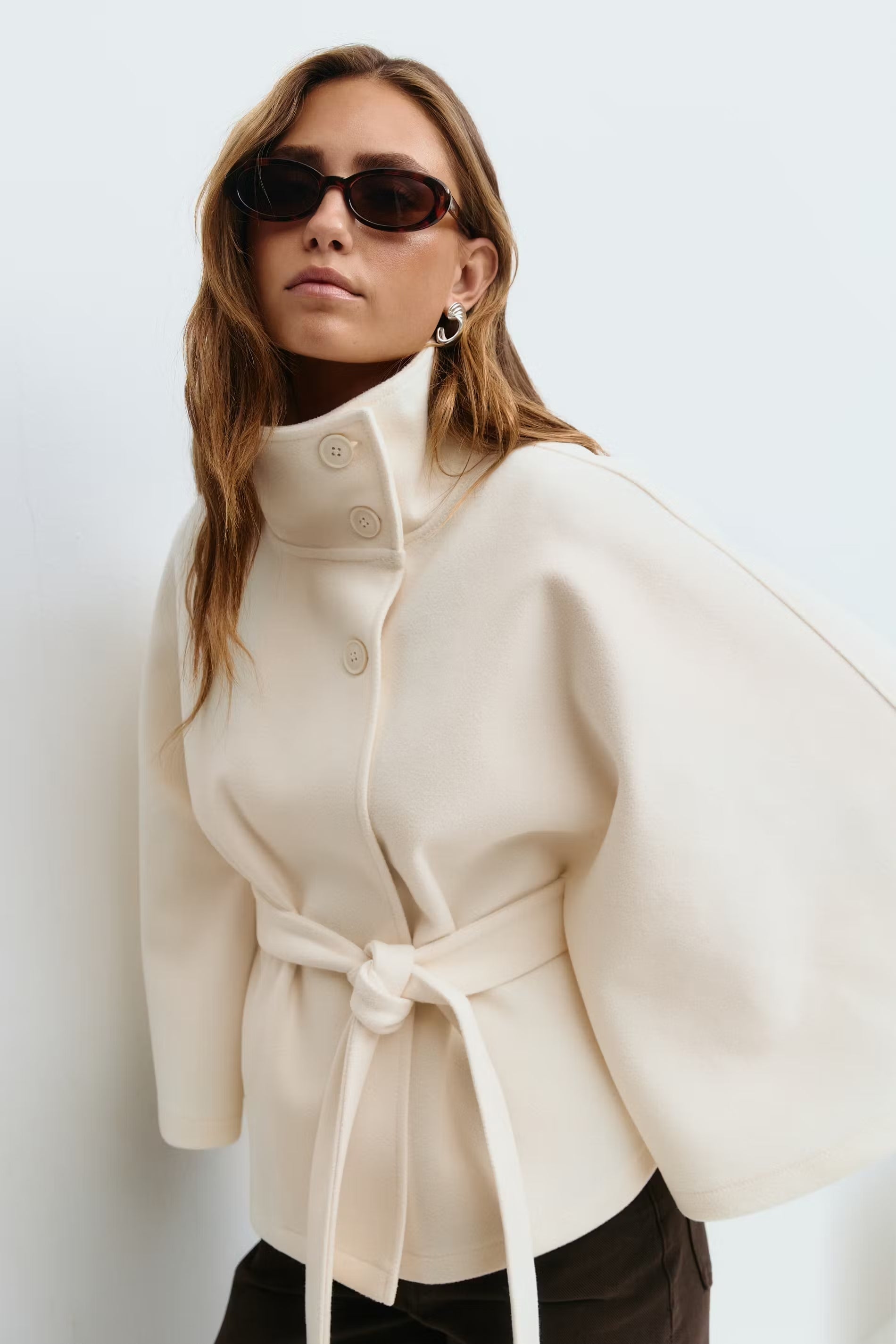 Lumia Belt Cape Jacket