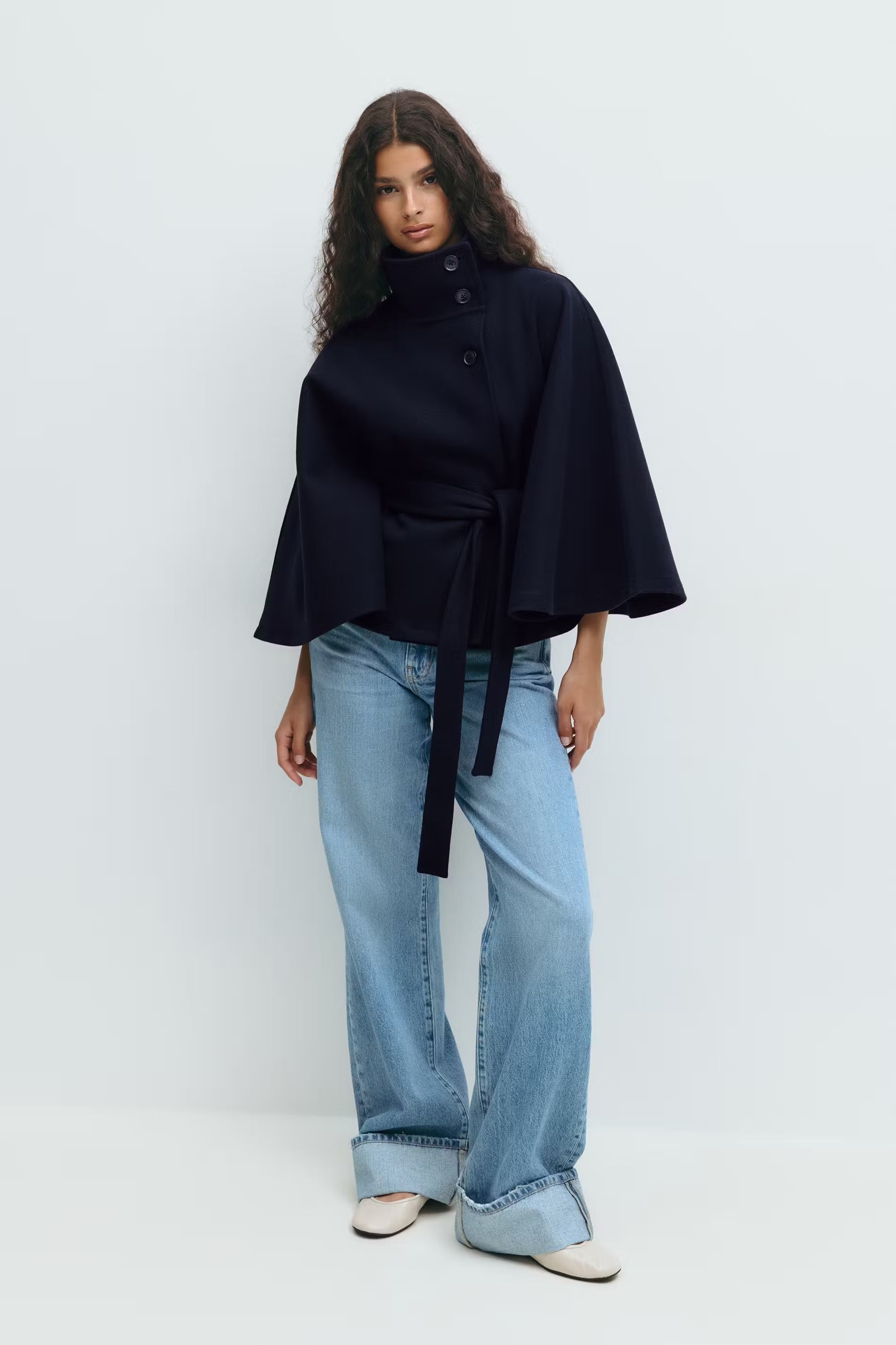 Lumia Belt Cape Jacket
