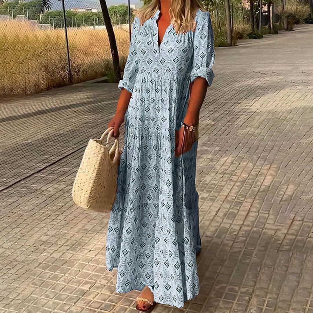 Nora - Elegant Boho Maxi Dress