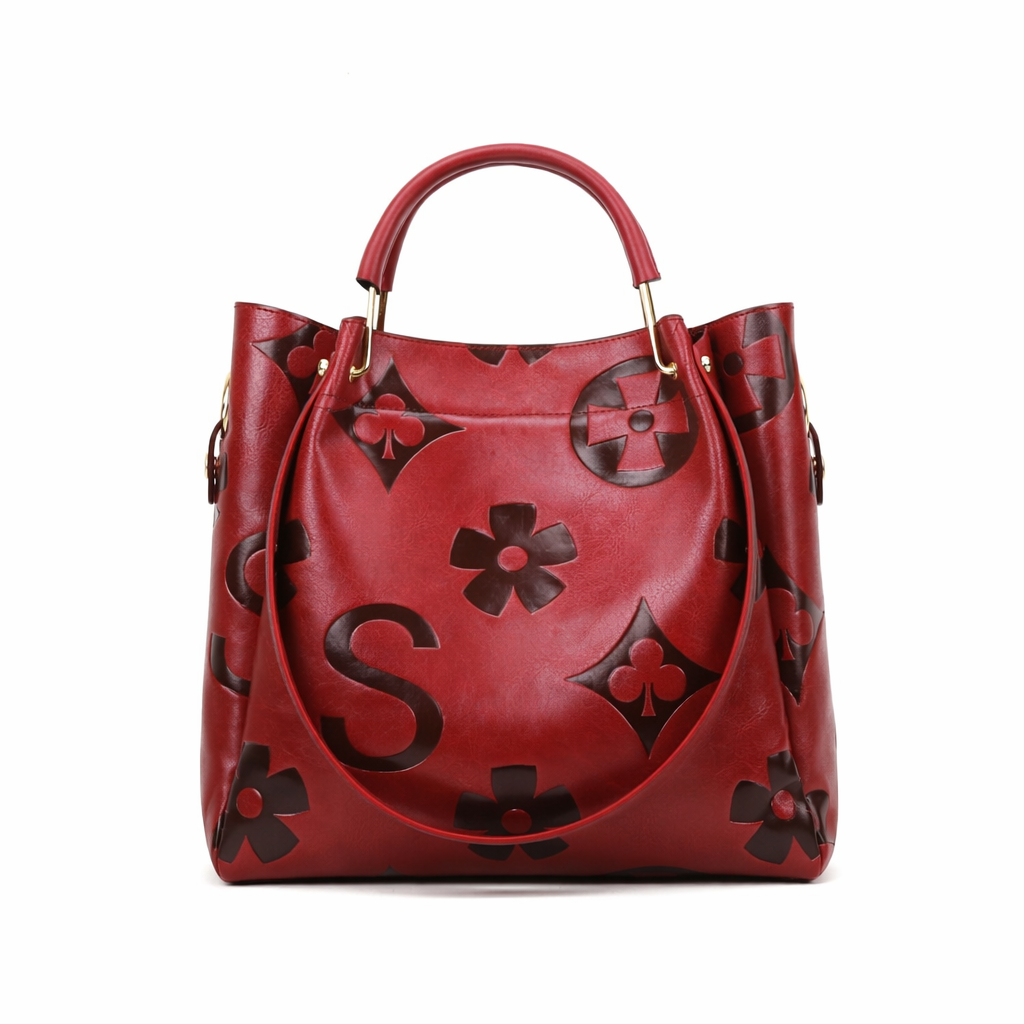 Luna | Floral Embossed Handbag