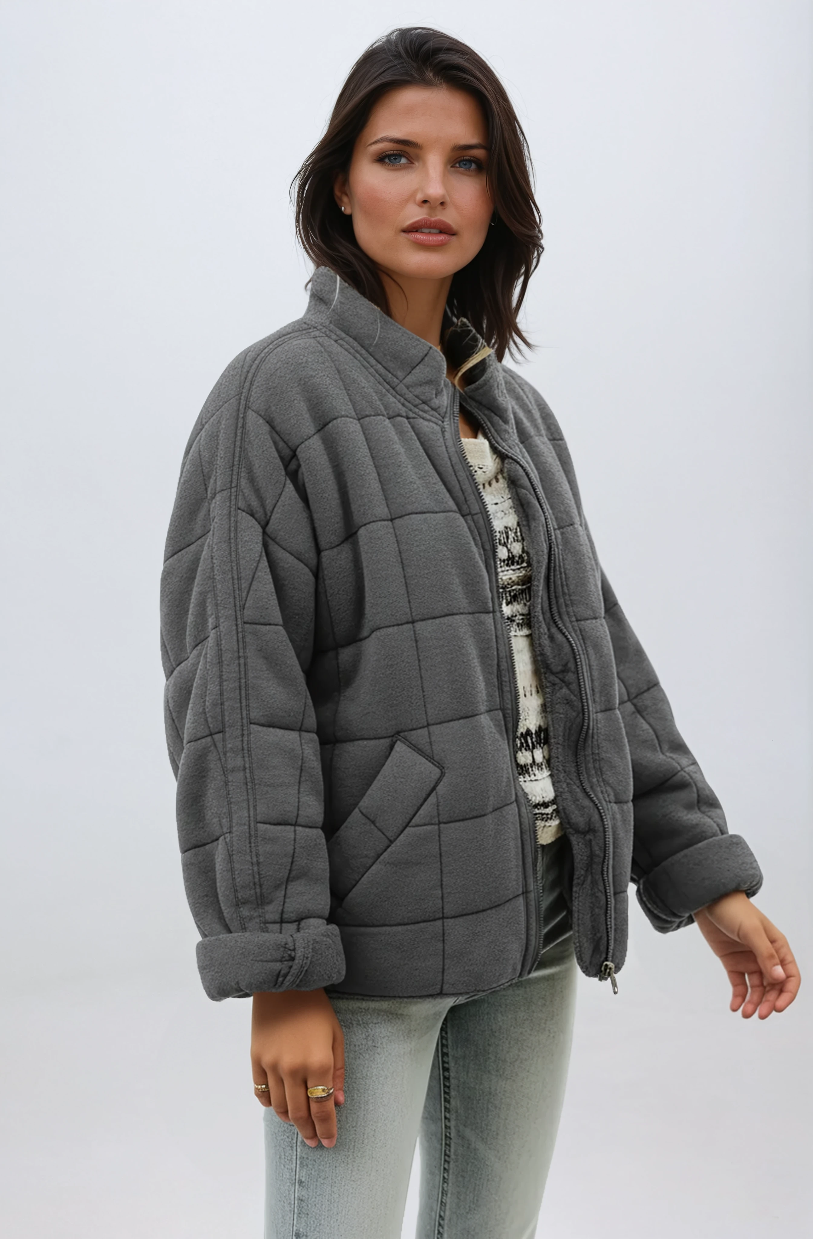 Helene | Oversized Quilted Jacket