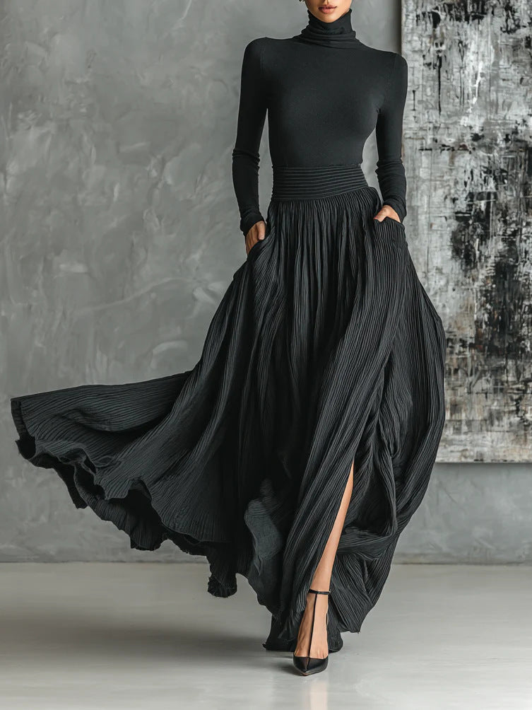 Aline High Waist Maxi Dress