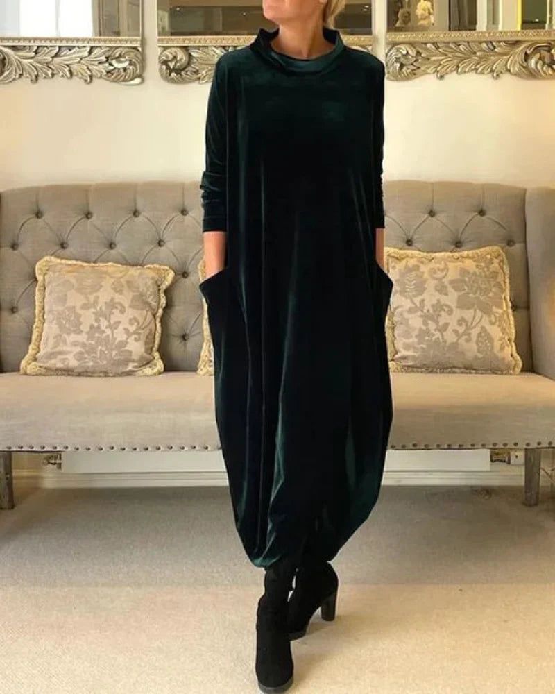 Eliza | Relaxed Velvet Dress