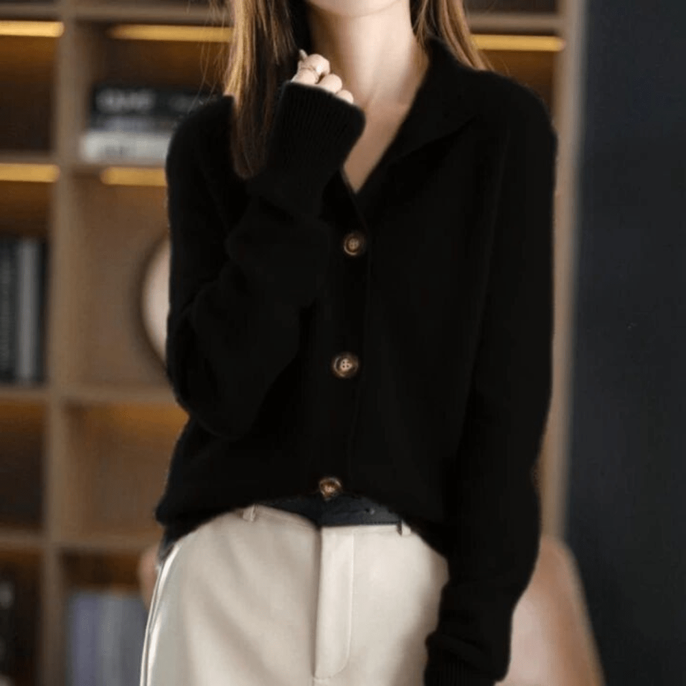 Anny | Cashmere Knit Cardigan