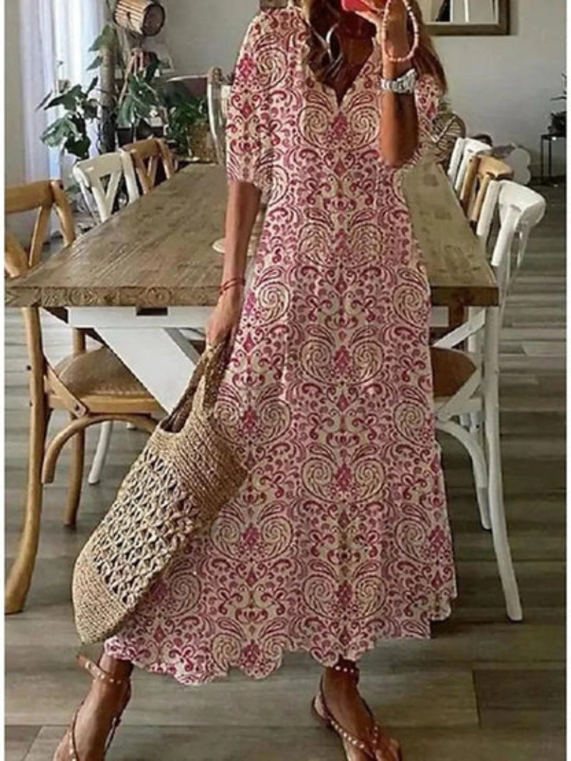 Sophia - Boho Vintage Summer Dress